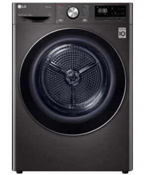 LG 9kg Heat Pump Dryer with Inverter Control - Black Steel DVH9-09B