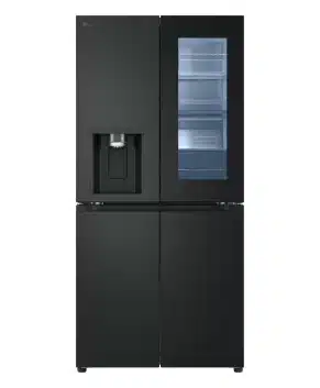 LG 508L Slim French Door Fridge, with InstaView Door-In-Door®, in Matte Black Finish GF-V500MBLC